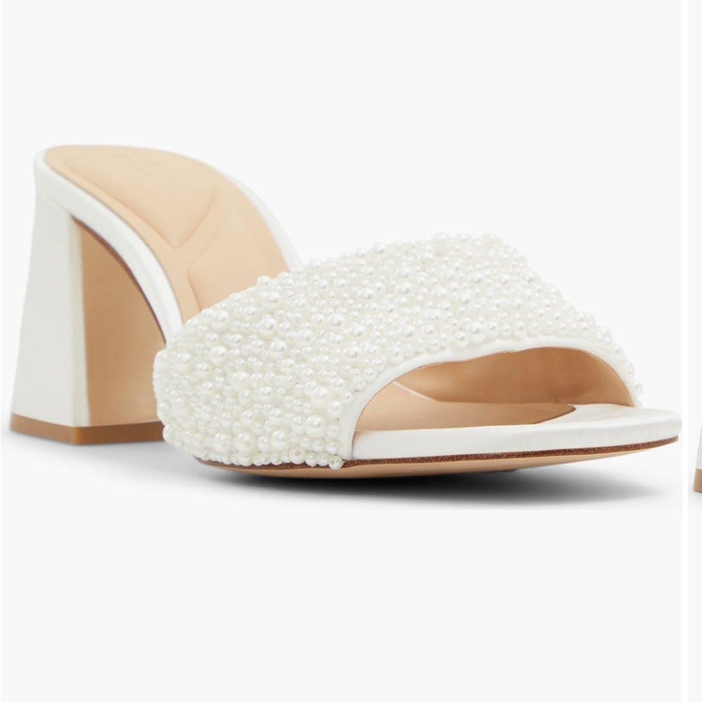 Ted Baker Chloe Slide Pearl Embellished Heels